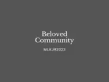 Martin Luther King Graphic Beloved Community
